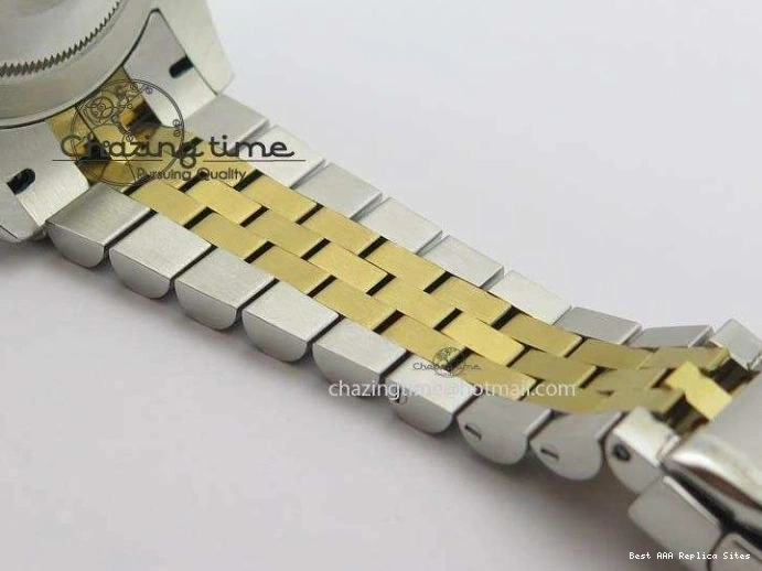 AAA Replica Watches SS A DateJust Version Edition II BP 3606 Bracelet Colorful 41mm Dial YG Jubilee Best Maker On Gray New Roman 0105